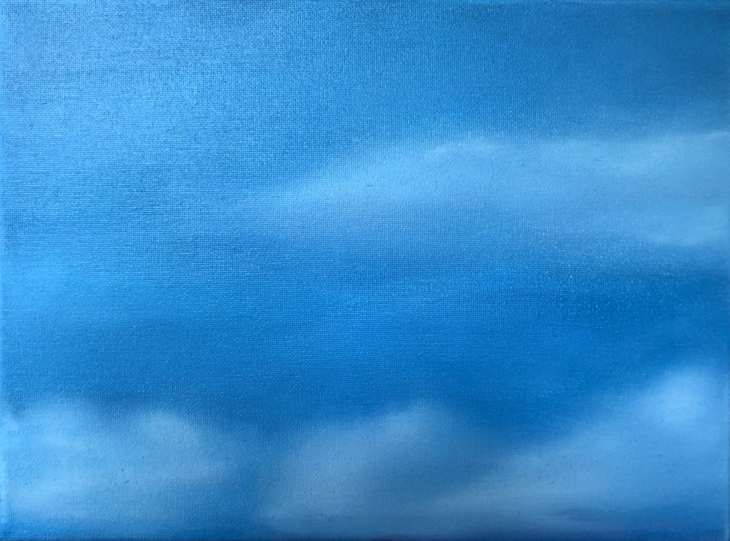 Cloud 5 Oil Painting by Lisa Hughes Anderson