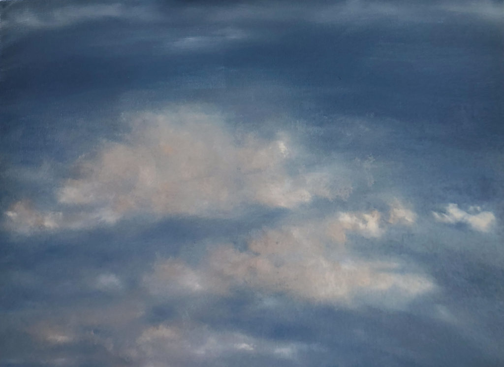 Cloud 6 Oil Painting by Lisa Hughes Anderson