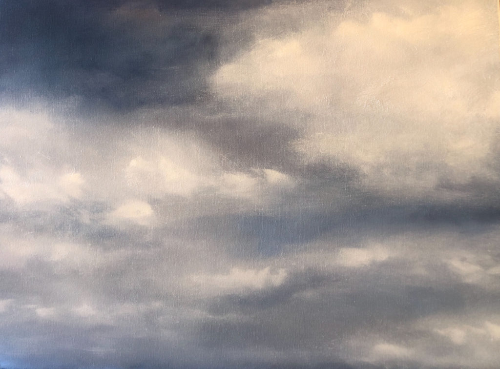 Cloud 7 Oil Painting by Lisa Hughes Anderson