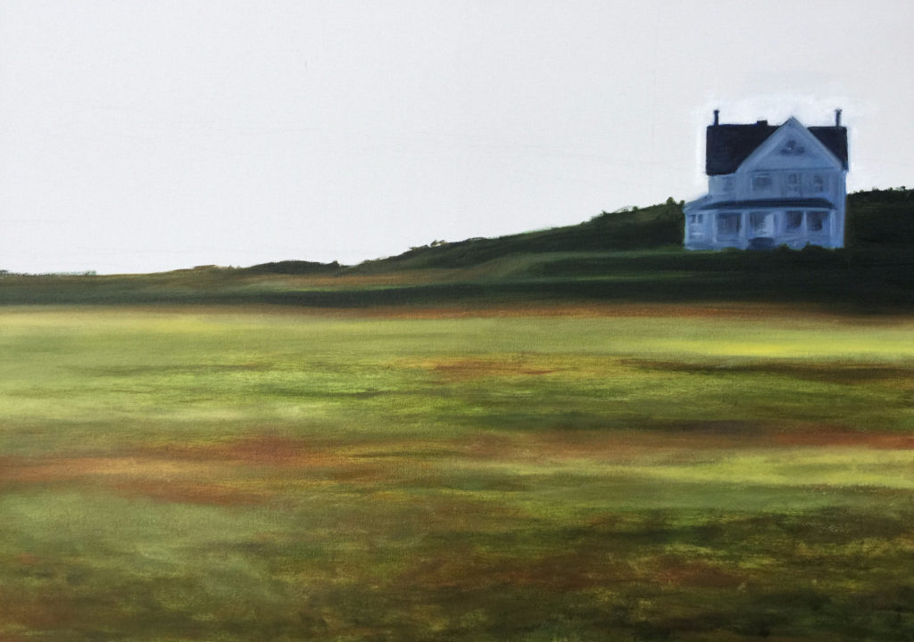 Fort Casey Oil Painting by Lisa Hughes Anderson