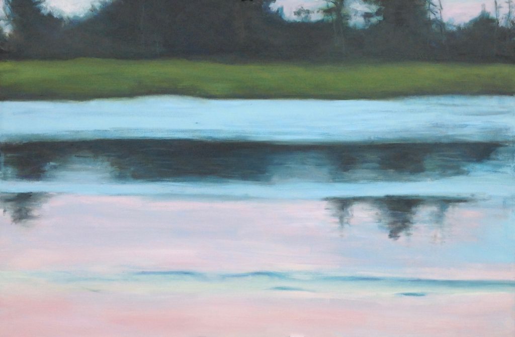 Summer 15 Reflection Oil Painting by Lisa Hughes Anderson